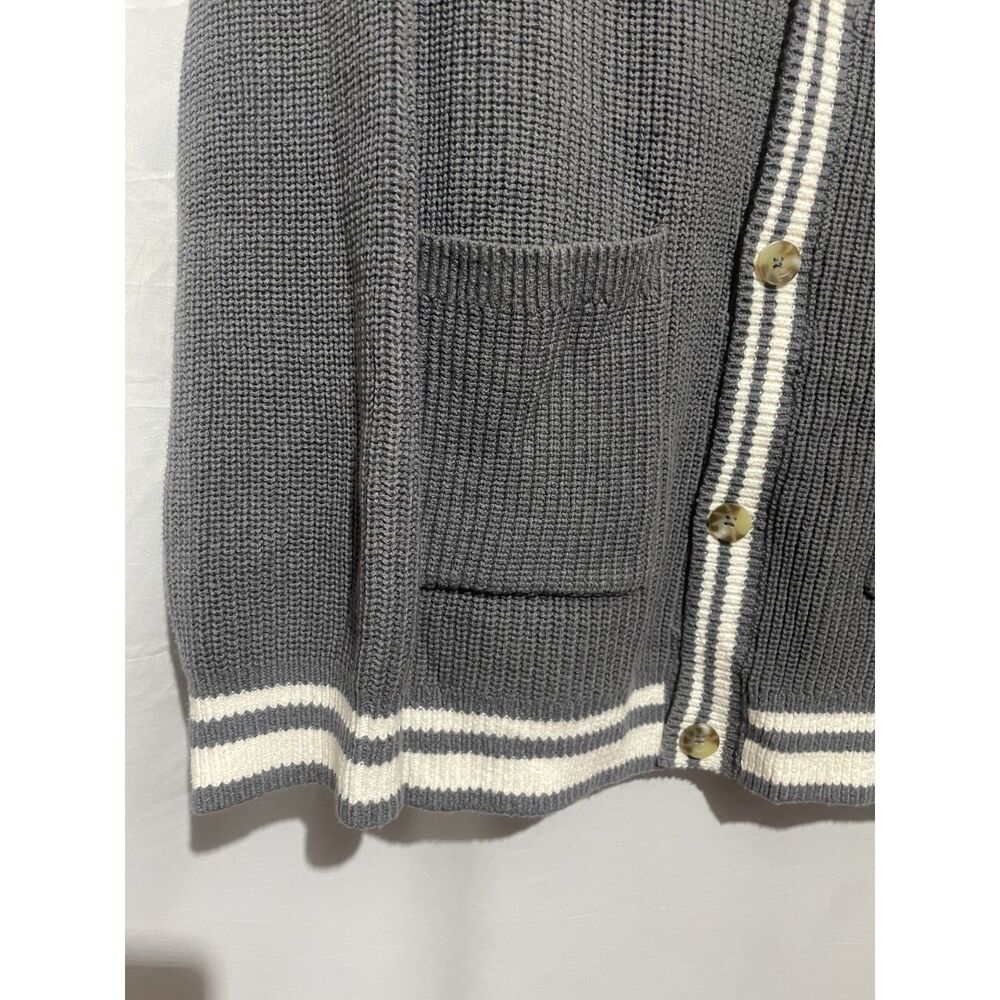 NWT Bookish Varsity Oversized Textured Cardigan Sweater - Picture 8 of 9